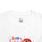 Happy 3rd Birthday Toddler Tee — Colorful Gumball Machine 3rd Birthday Shirt