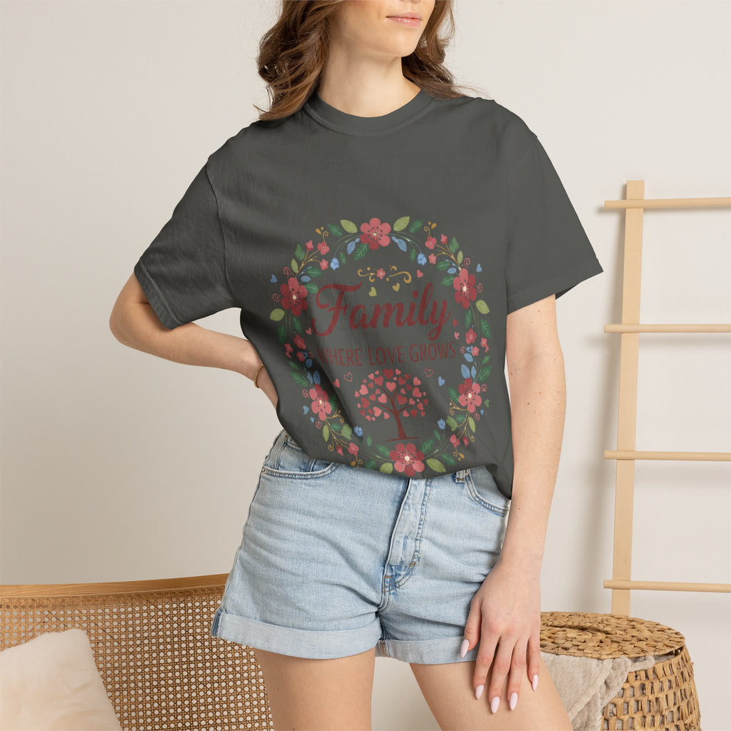 Family Where Love Grows T-Shirt