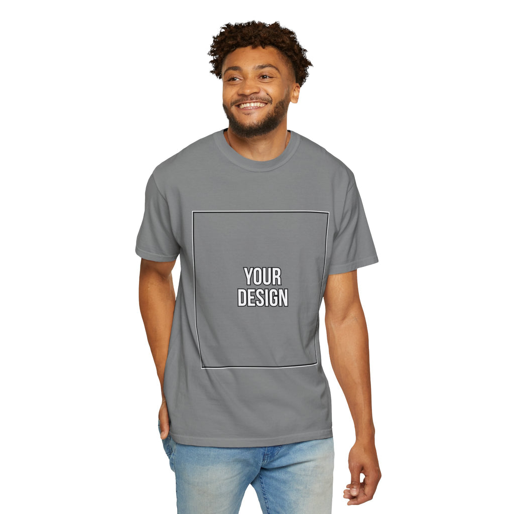 Classic Crewneck T‑Shirt — Custom Front Print Template