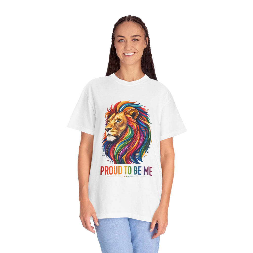 Proud to Be Me Lion T-Shirt — Rainbow Mane Pride Tee