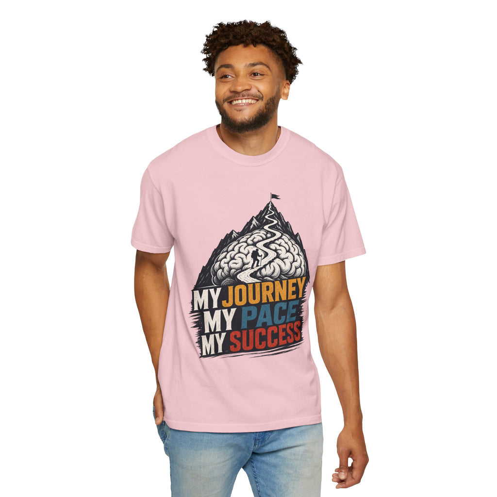 My Journey My Pace My Success T-Shirt — Motivational Mountain Graphic Tee