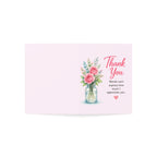 Thank You Greeting Cards — Floral Bouquet Appreciation Cards (Pack of 1, 10, 30, 50)