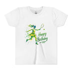 Youth Tennis 'Happy Birthday' Tee — Girls' Birthday Tennis Shirt