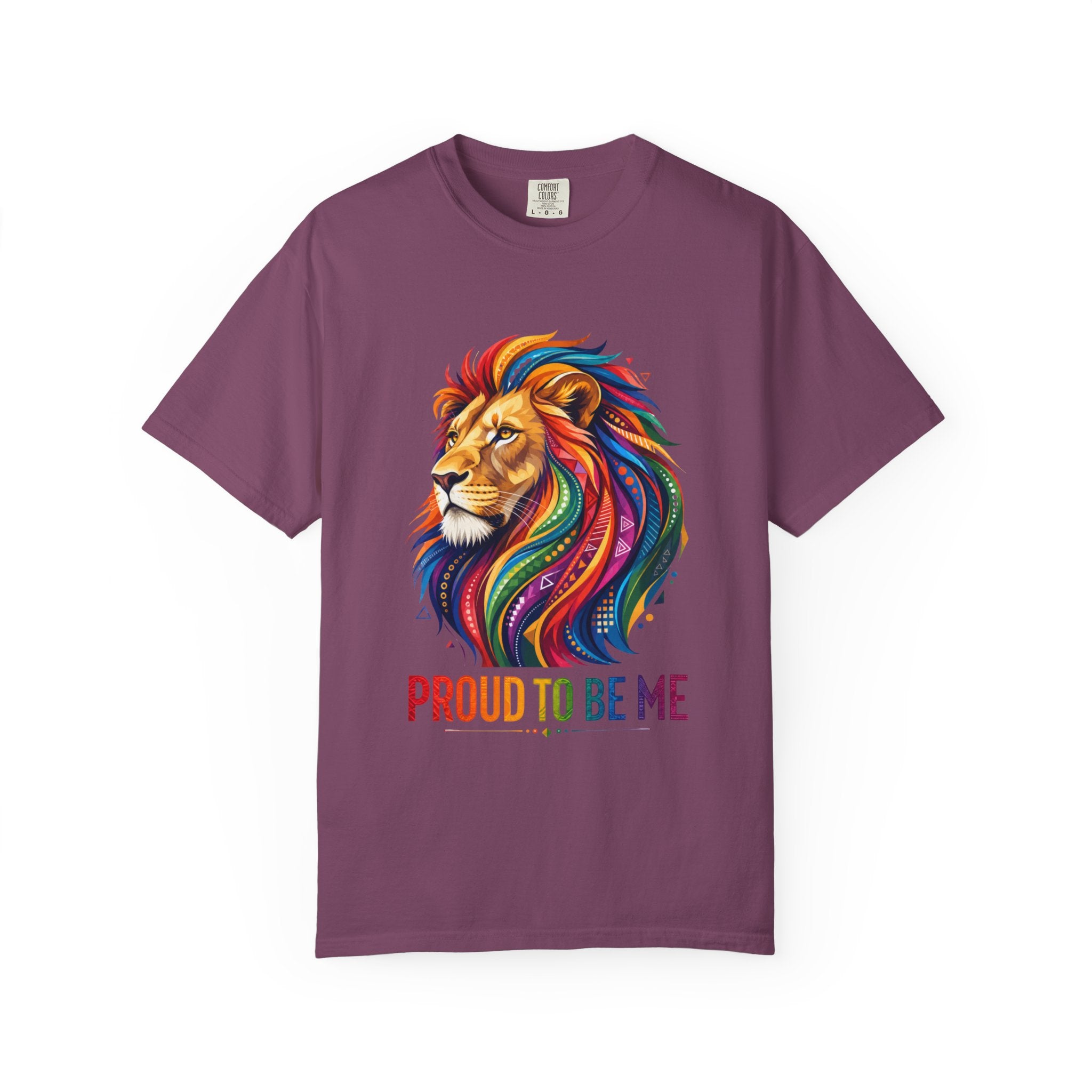 Proud to Be Me Lion T-Shirt — Rainbow Mane Pride Tee