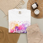 Happy Birthday Watercolor Splash Adult T-Shirt