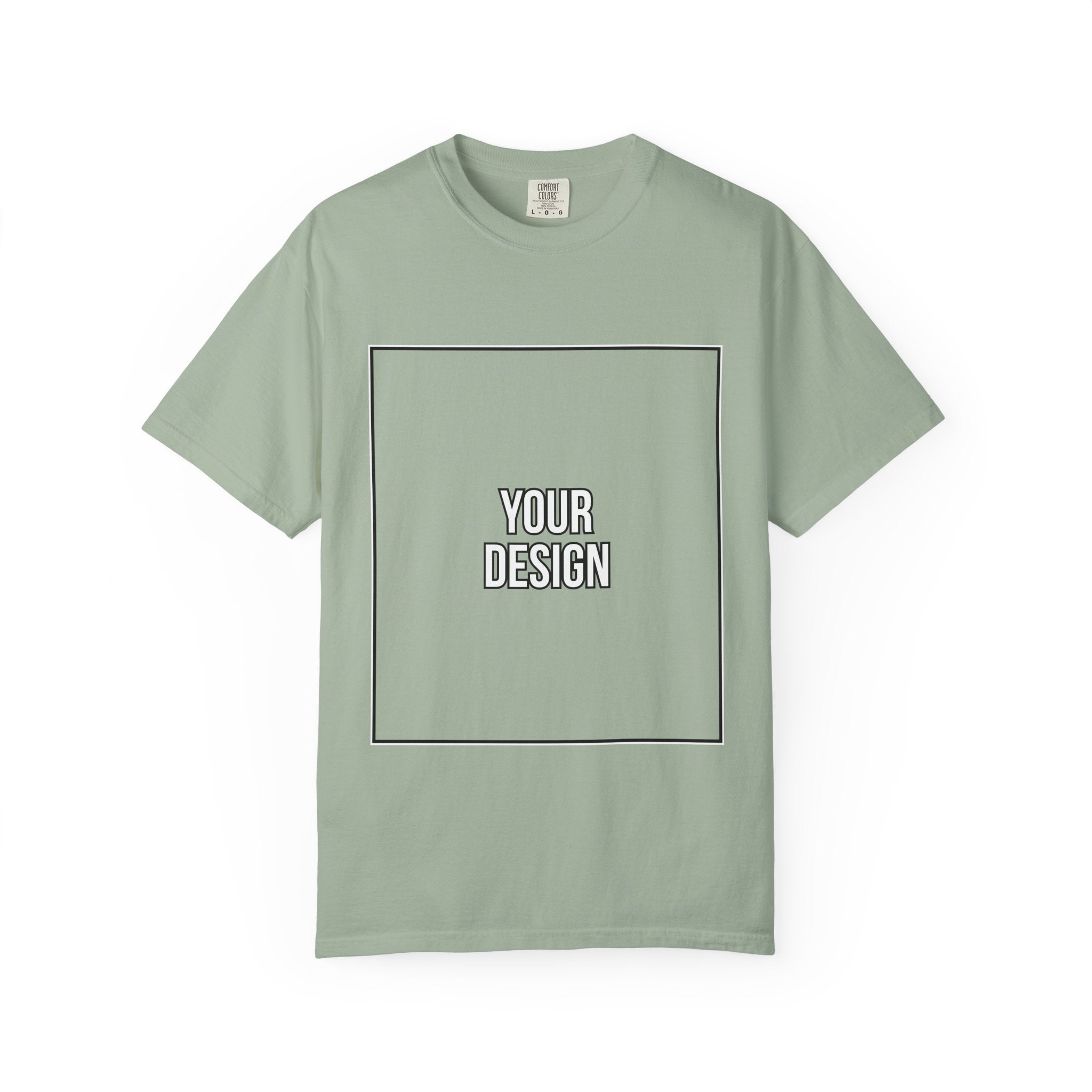 Classic Crewneck T‑Shirt — Custom Front Print Template