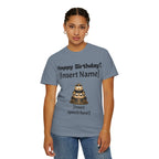 Birthday Cake Personalized T‑Shirt — "Happy Birthday! [Insert Name]" Customizable Tee