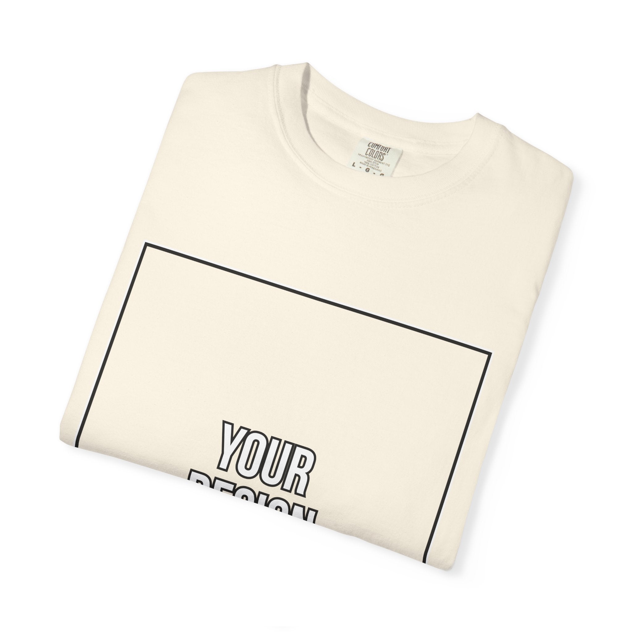 Classic Crewneck T‑Shirt — Custom Front Print Template