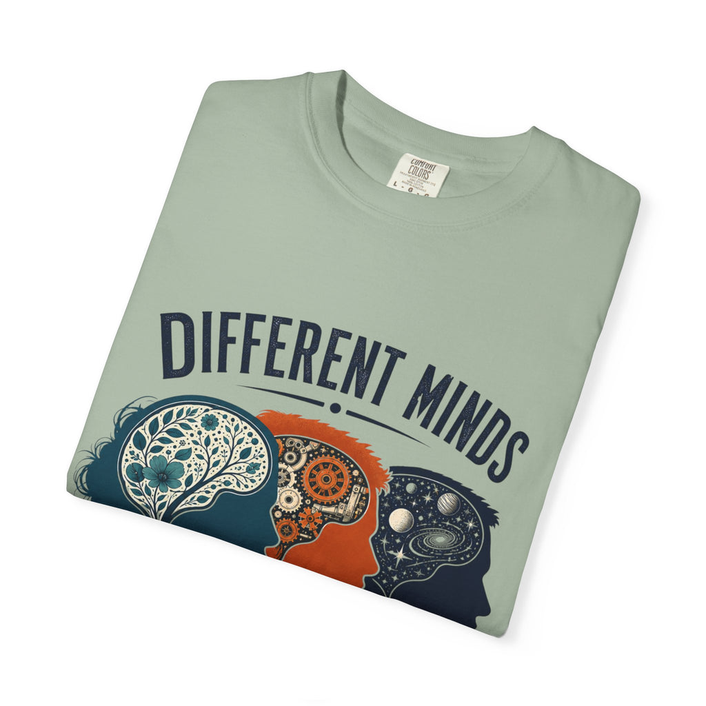 Different Minds Shared Humanity T-Shirt — Unity & Neurodiversity Awareness Tee