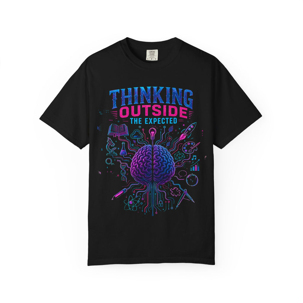 Thinking Outside the Expected T-Shirt — Creative Brain Graphic Tee