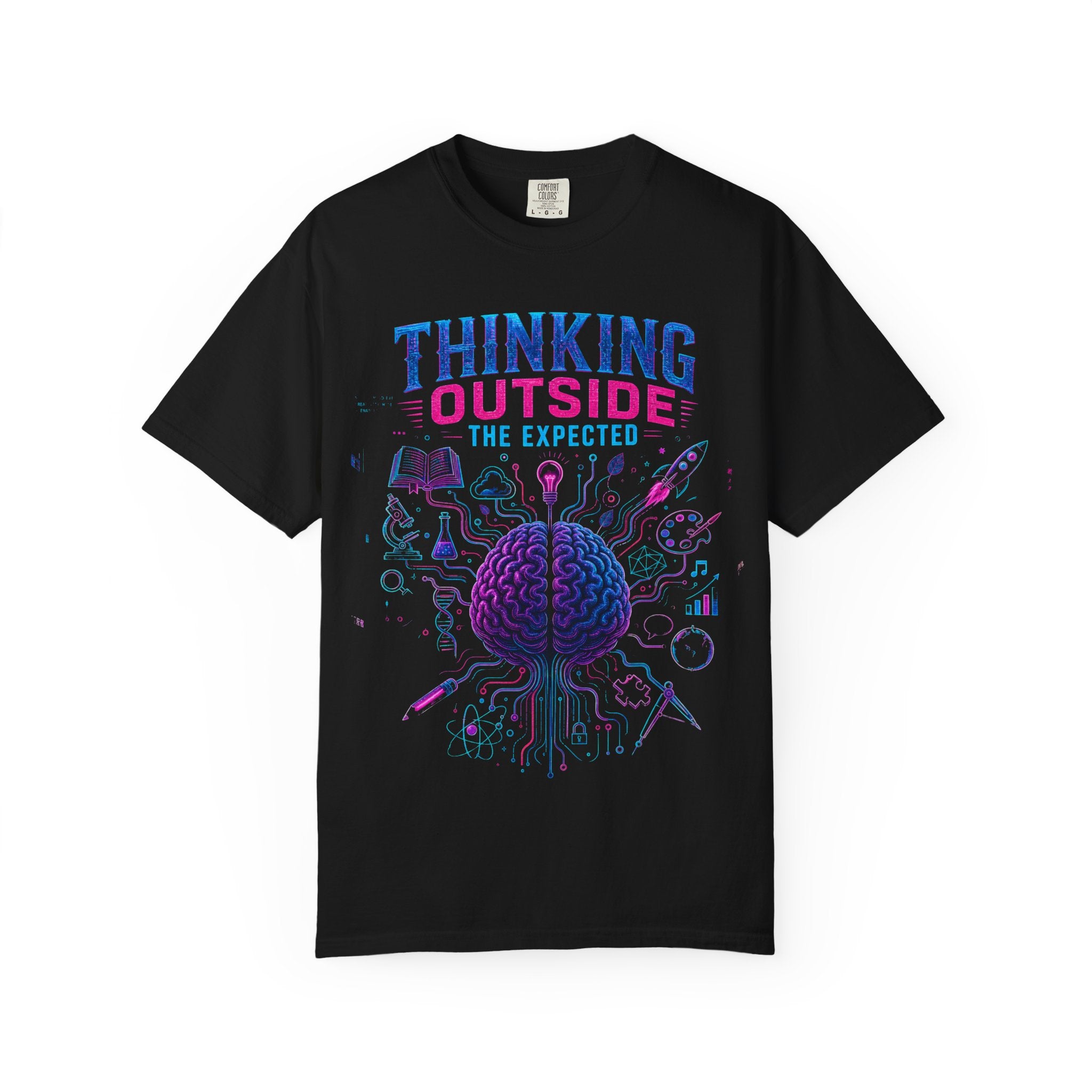 Thinking Outside the Expected T-Shirt — Creative Brain Graphic Tee