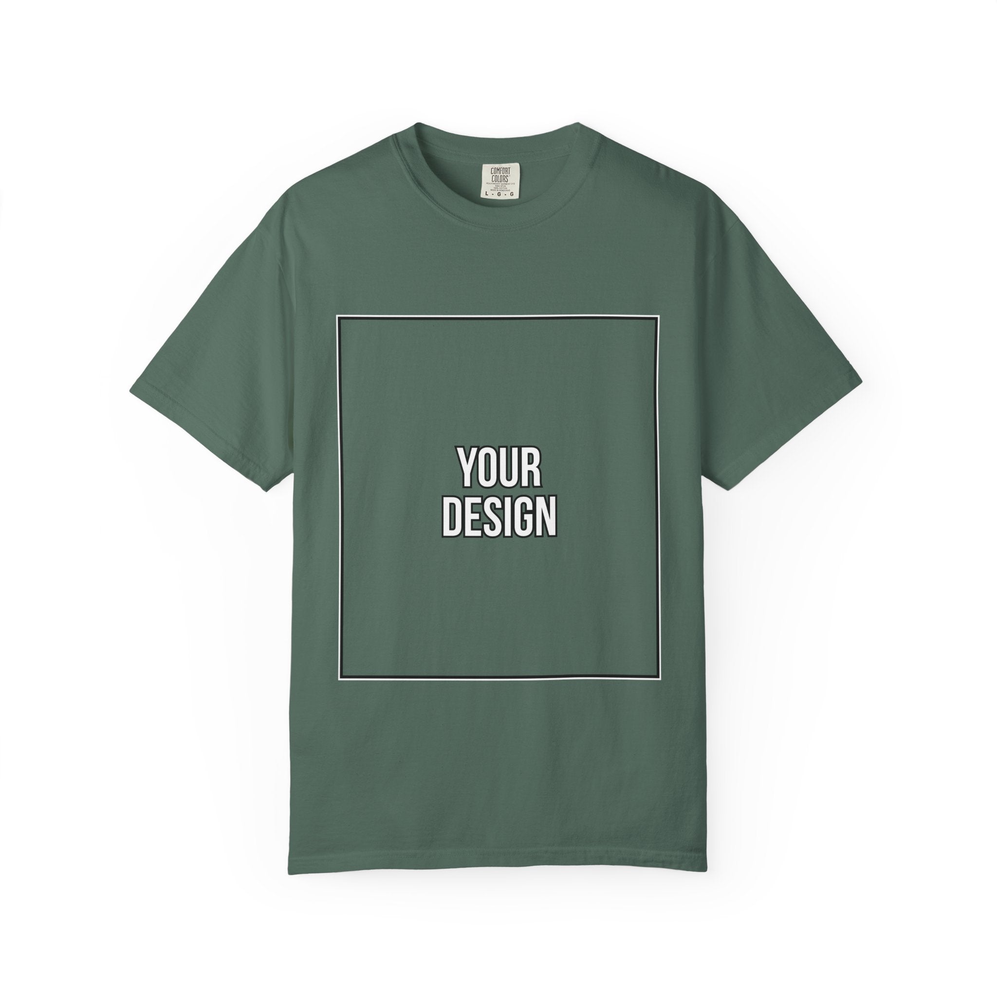 Classic Crewneck T‑Shirt — Custom Front Print Template