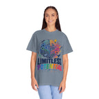 Limitless Potential T-Shirt — Inspirational Brain & Rainbow Design