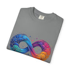 Autism Acceptance T-Shirt — Infinity Puzzle Rainbow Design