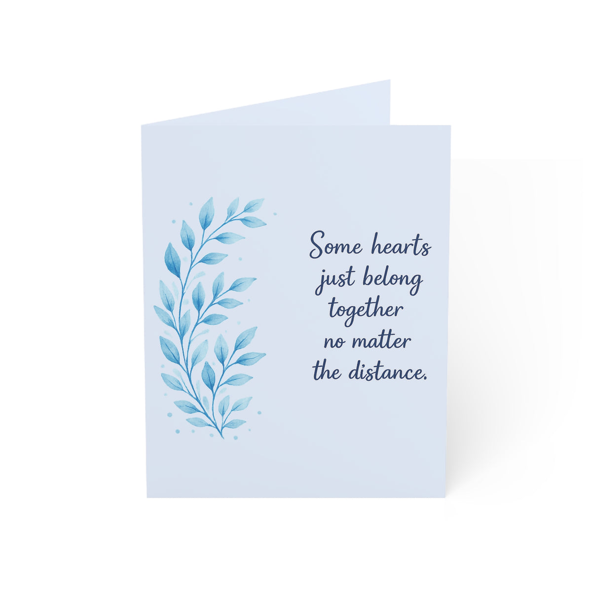Miss You Greeting Card — "Some hearts just belong together" (Set of 1, 10, 30, 50)