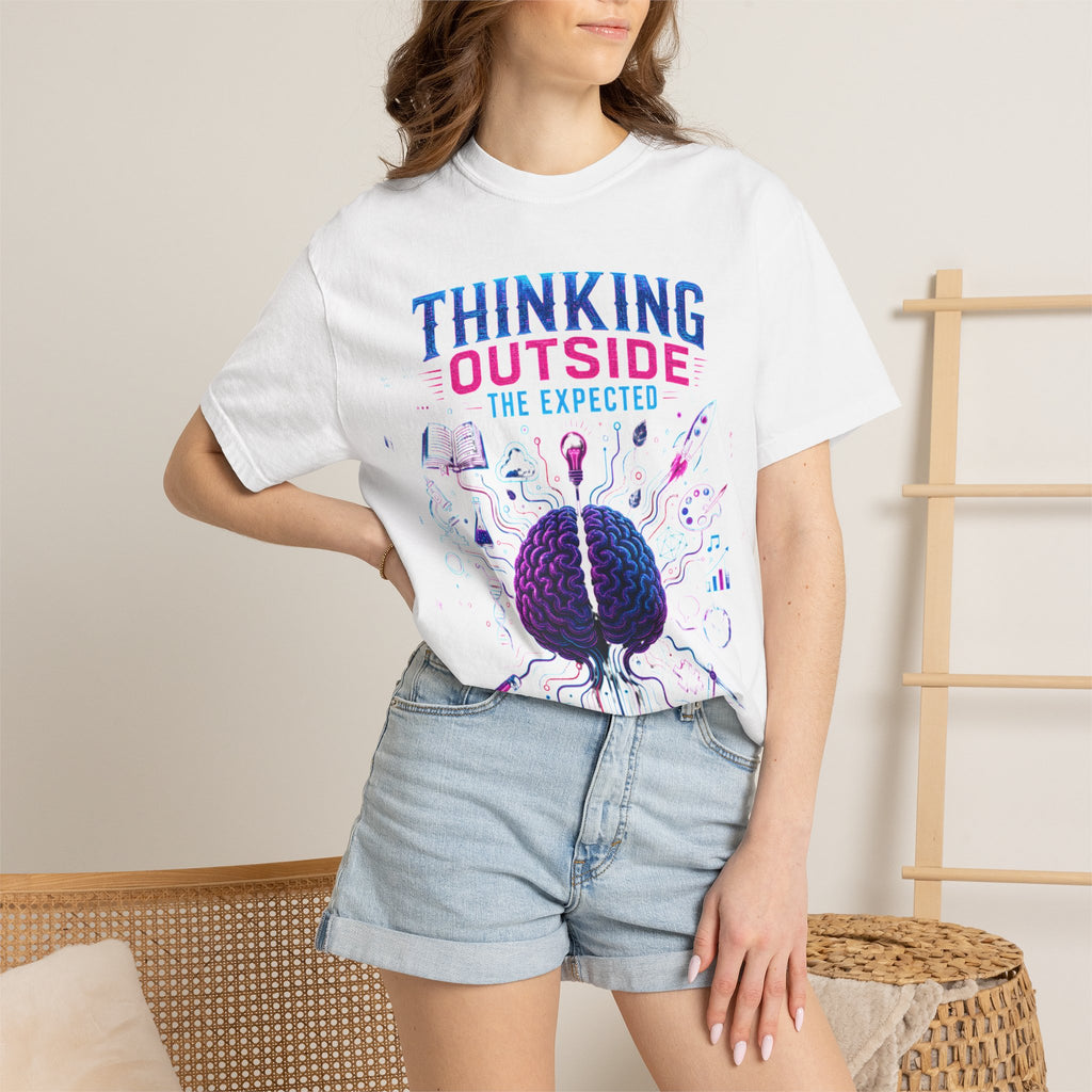 Thinking Outside the Expected T-Shirt — Creative Brain Graphic Tee