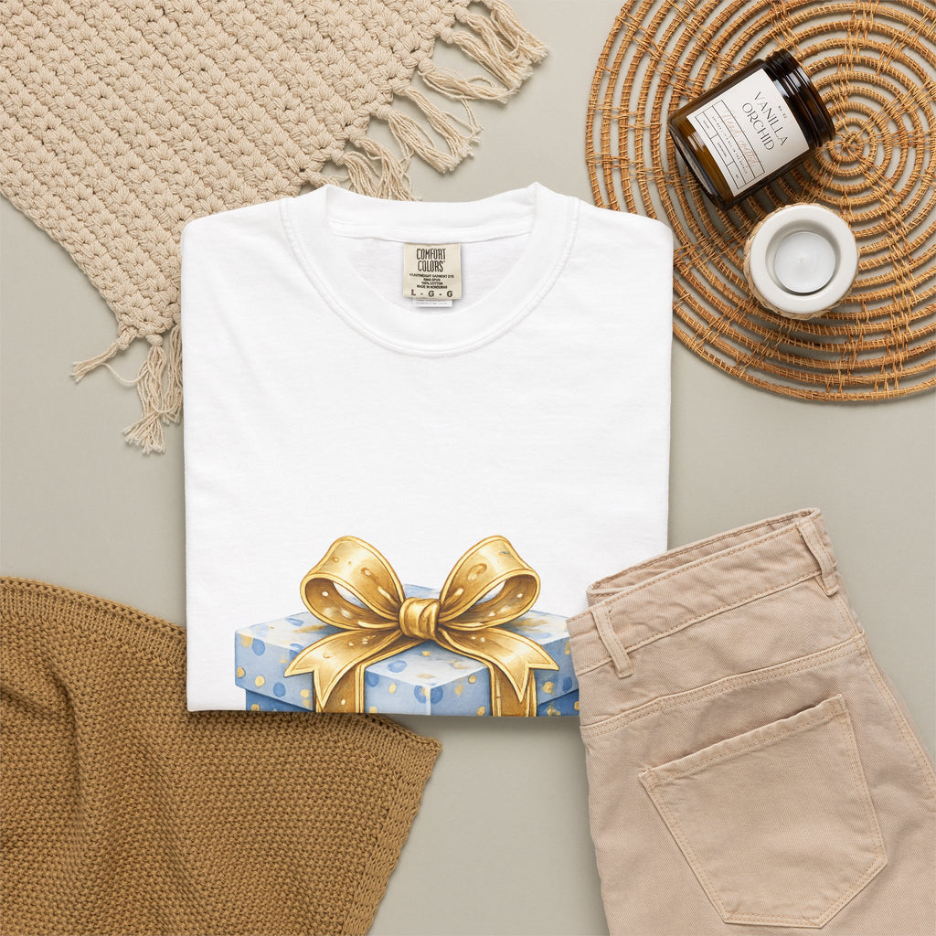 Baby Boy Gift T-Shirt — "Congratulations!" Newborn Announcement Tee