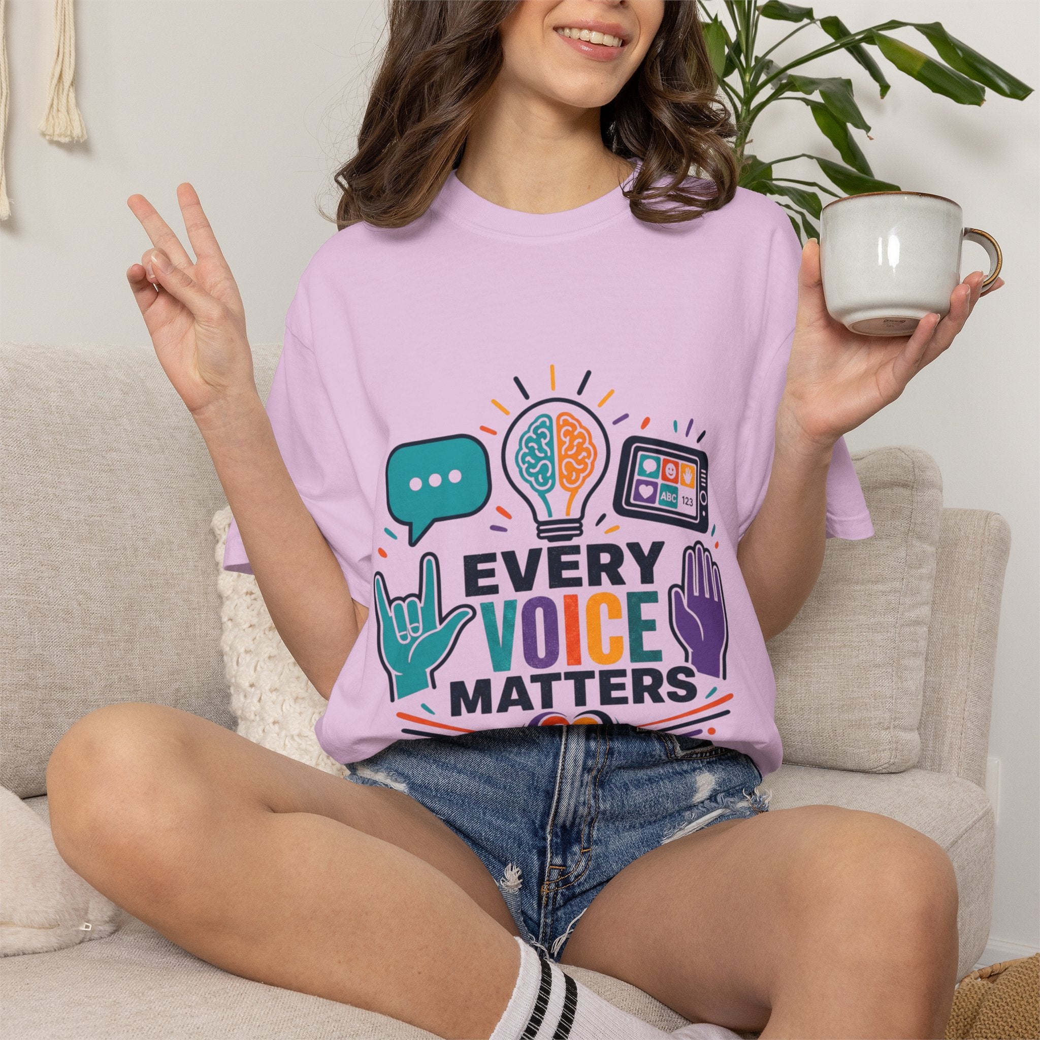 Every Voice Matters T-Shirt — Inclusive Speech & Accessibility Awareness Tee