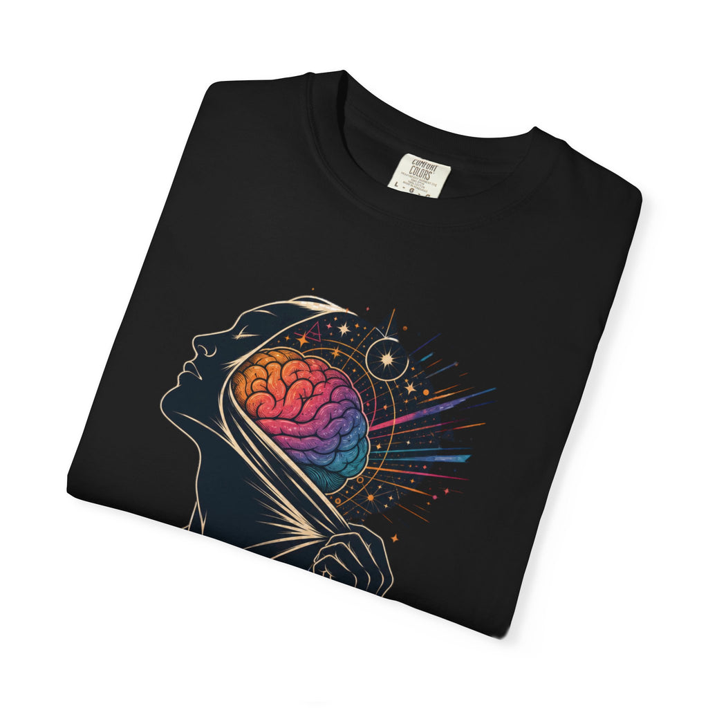 Authentic Is Beautiful Graphic T-Shirt — Pride Rainbow Mind Empowerment Tee