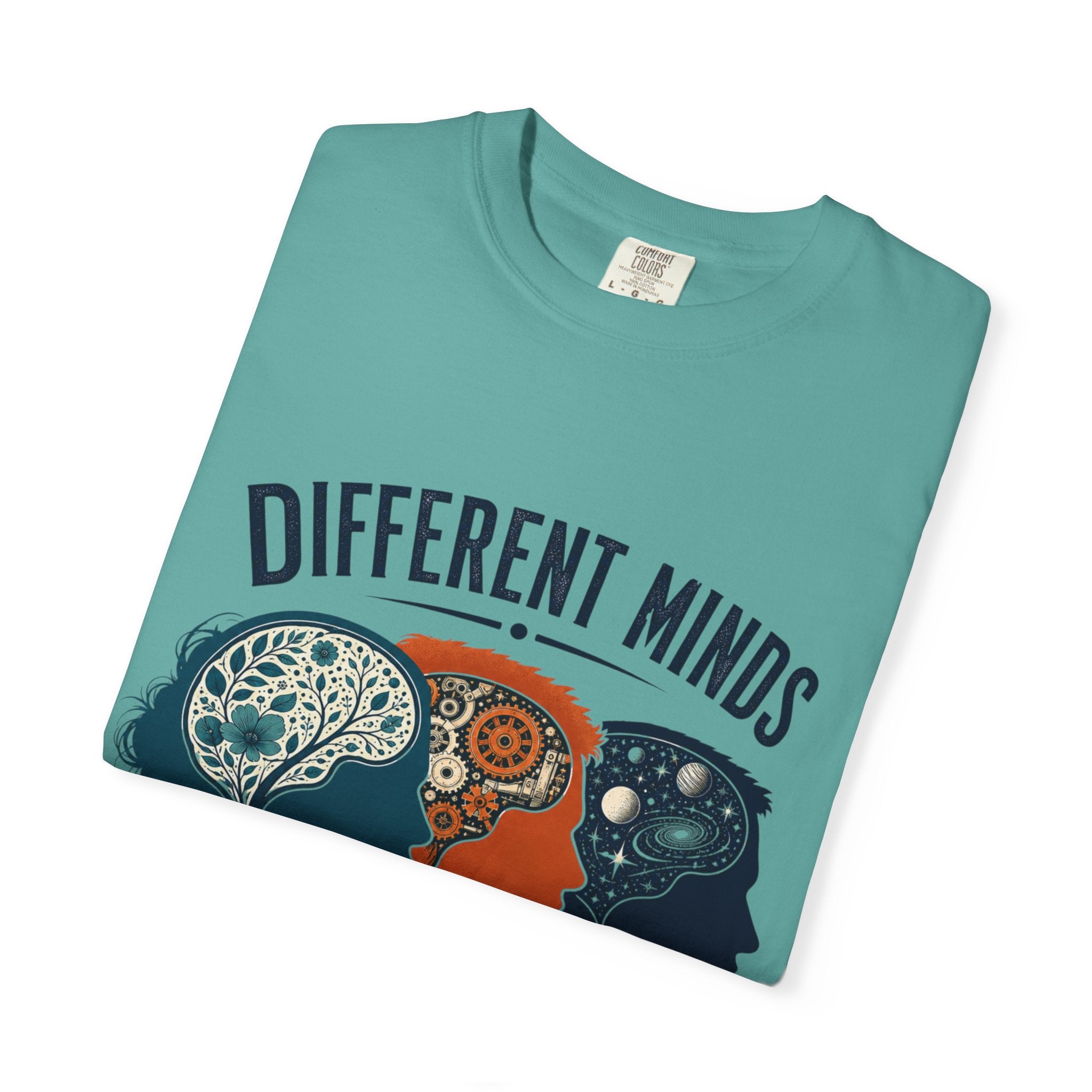 Different Minds Shared Humanity T-Shirt — Unity & Neurodiversity Awareness Tee