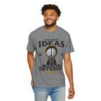 T-Shirt — "The Best Ideas Come From Different Minds" Graphic Tee