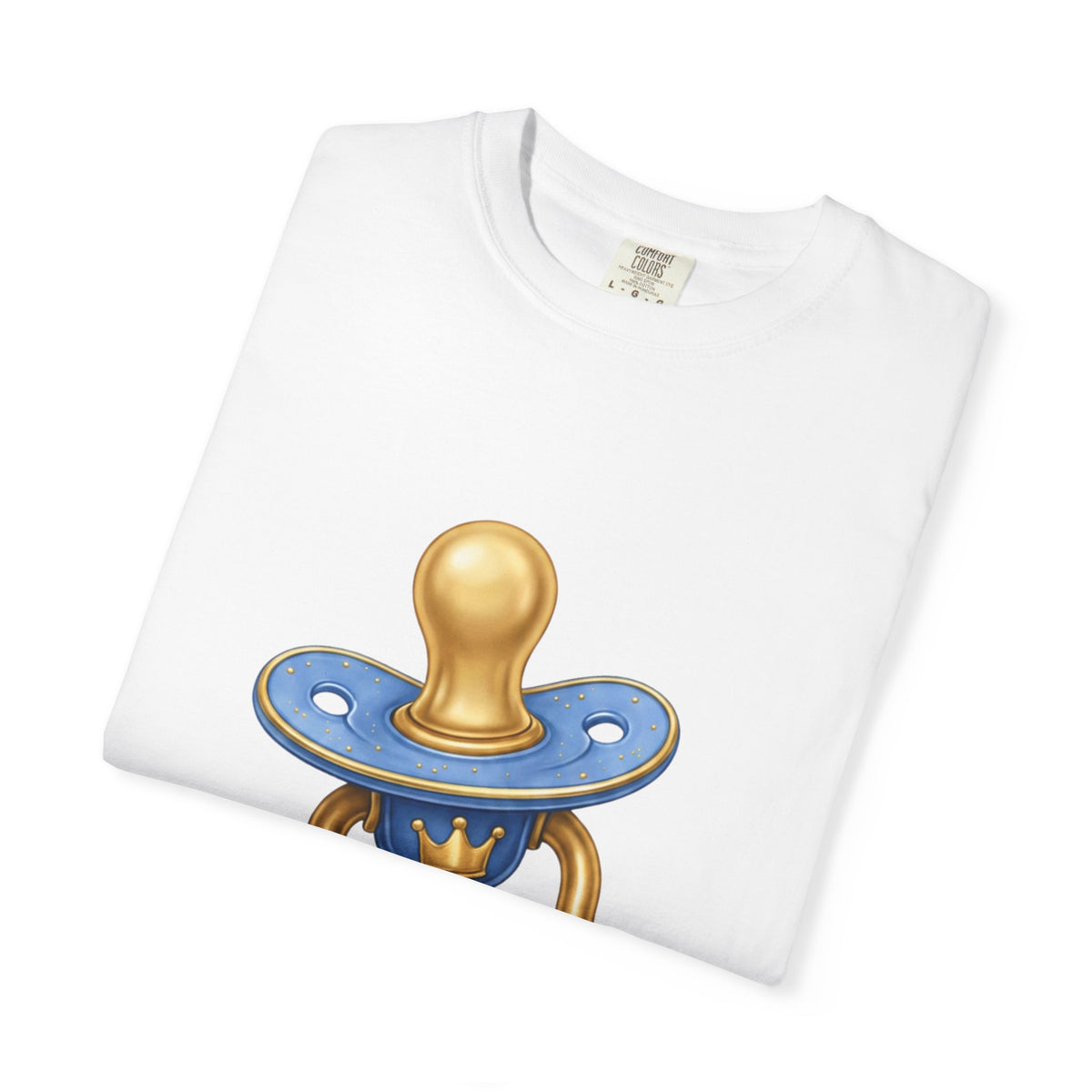 Baby Shower Congratulations T-Shirt — Blue Pacifier Design