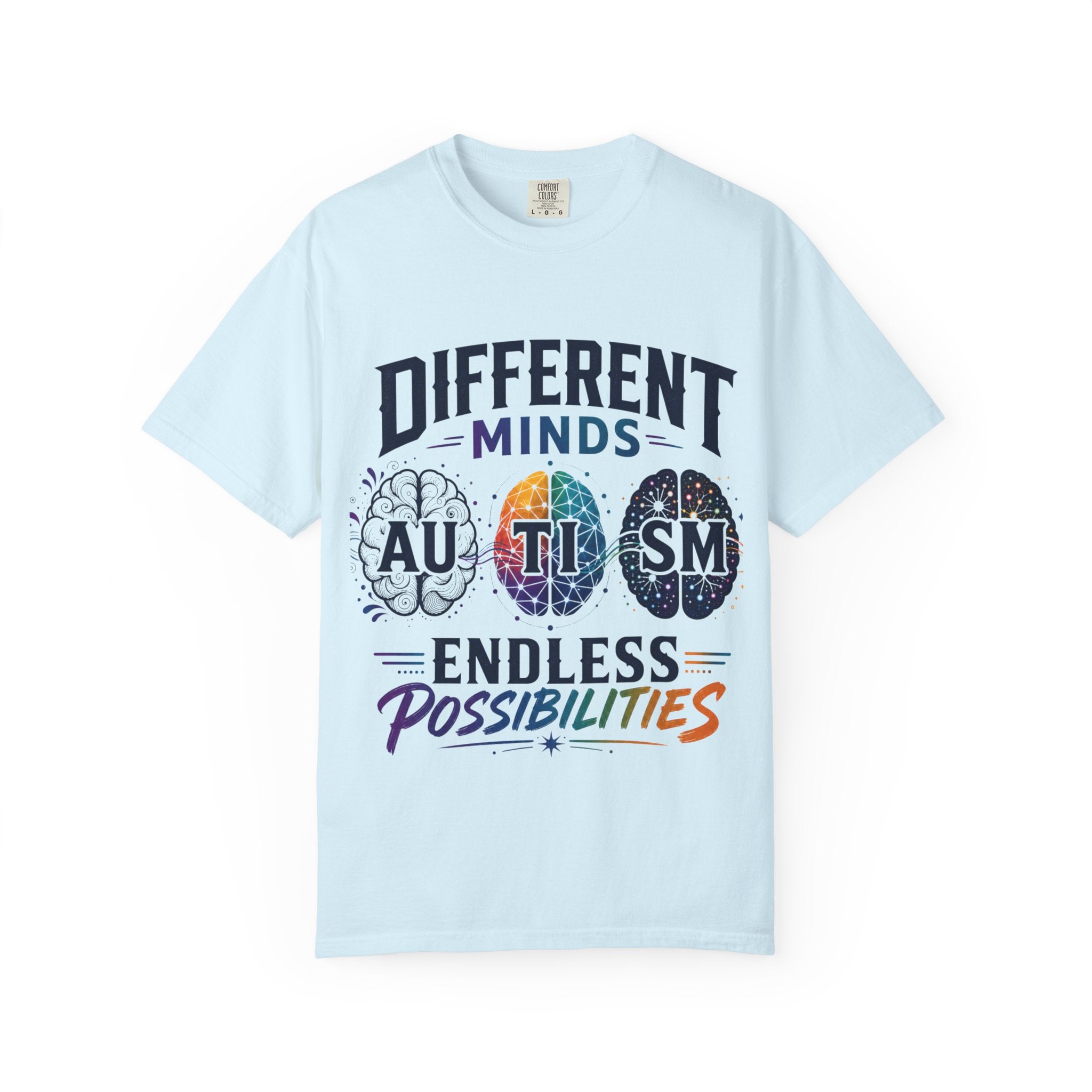 Autism Awareness T-Shirt — "Different Minds, Endless Possibilities"