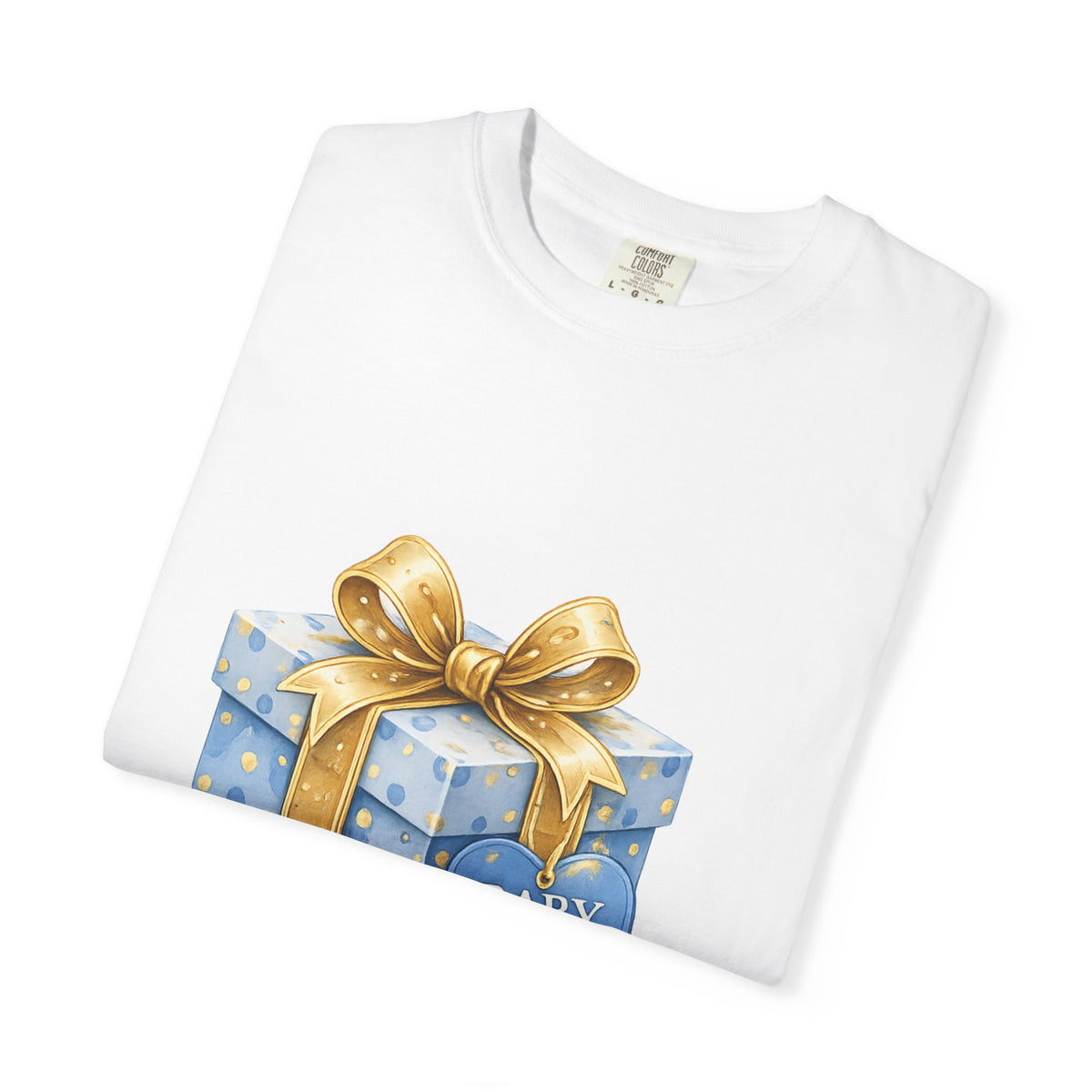 Baby Boy Gift T-Shirt — "Congratulations!" Newborn Announcement Tee