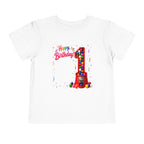 1st Birthday Toddler Tee – "Happy Birthday" Gumball Machine Design
