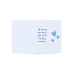 Missing You Greeting Card — "If missing you was a job, I’d be working overtime" (Single or Bulk Packs)