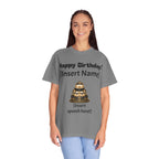 Birthday Cake Personalized T‑Shirt — "Happy Birthday! [Insert Name]" Customizable Tee