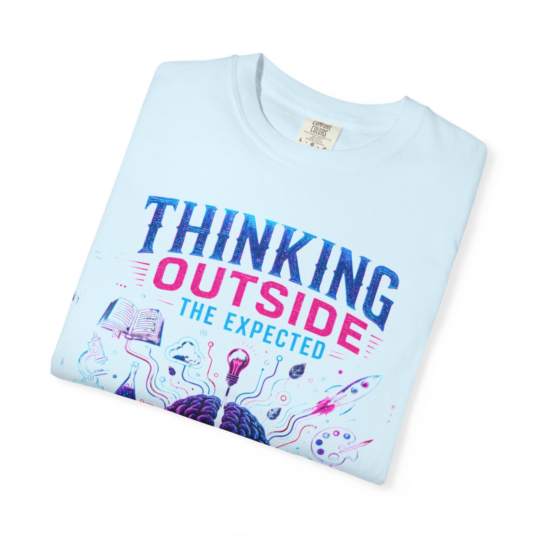 Thinking Outside the Expected T-Shirt — Creative Brain Graphic Tee