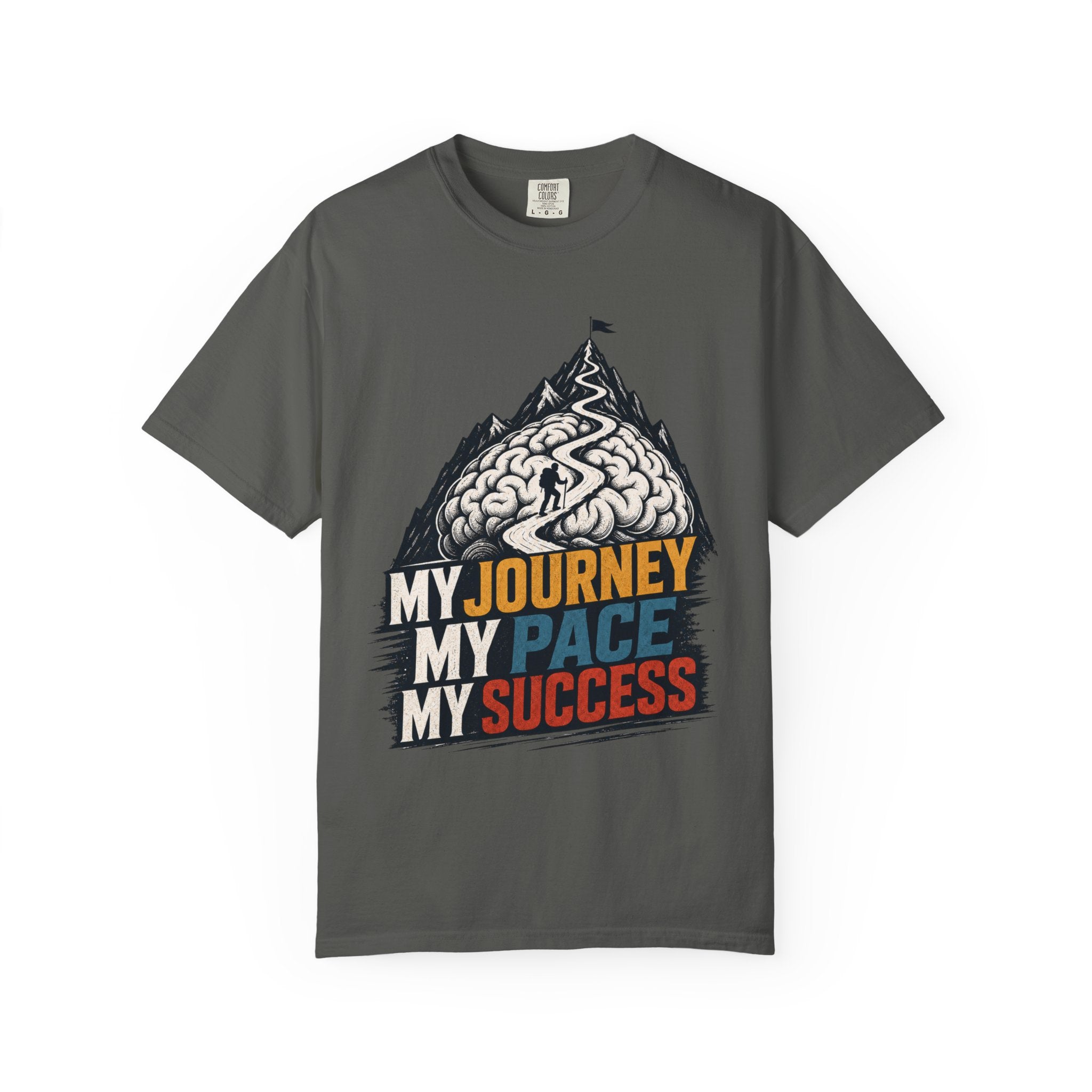 My Journey My Pace My Success T-Shirt — Motivational Mountain Graphic Tee