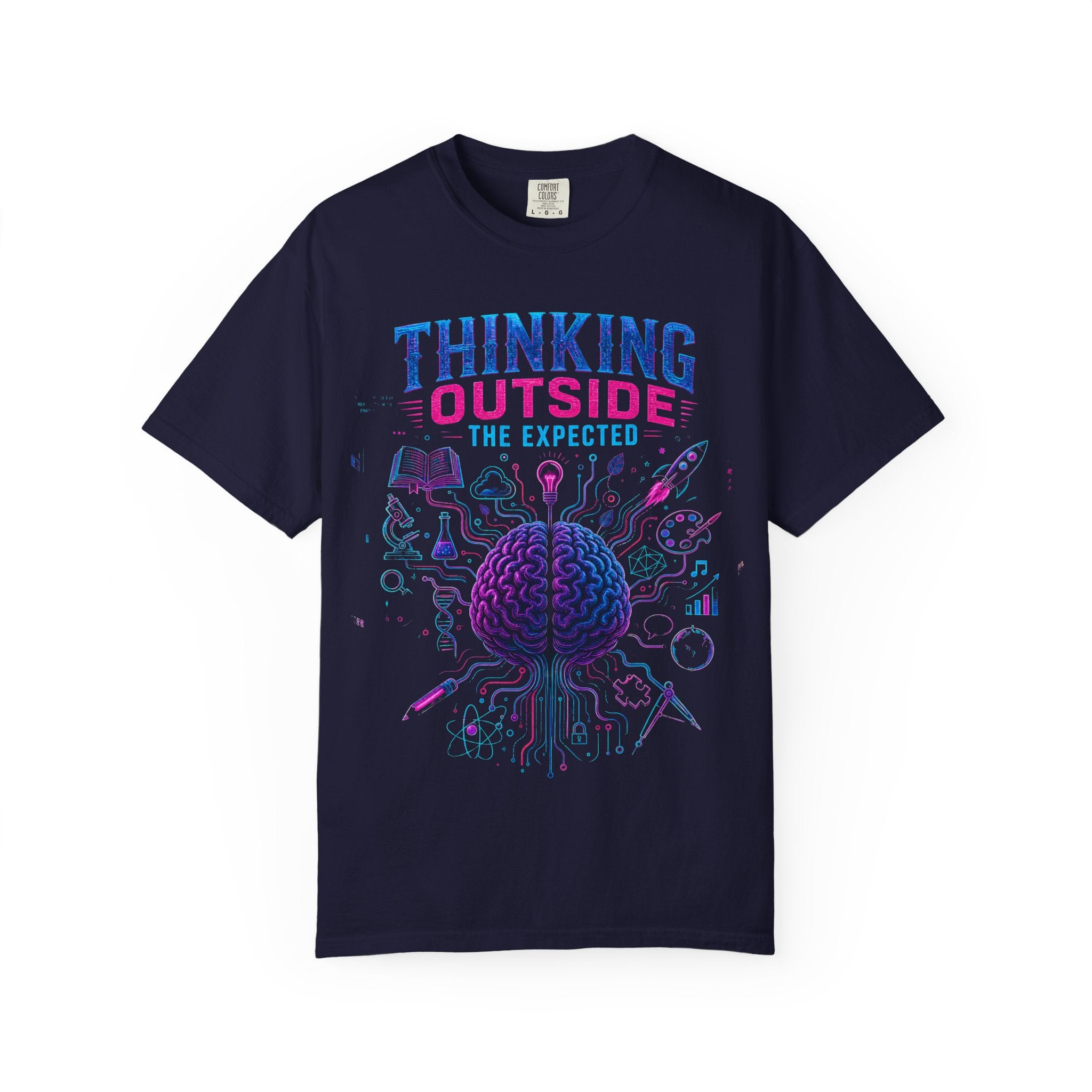 Thinking Outside the Expected T-Shirt — Creative Brain Graphic Tee