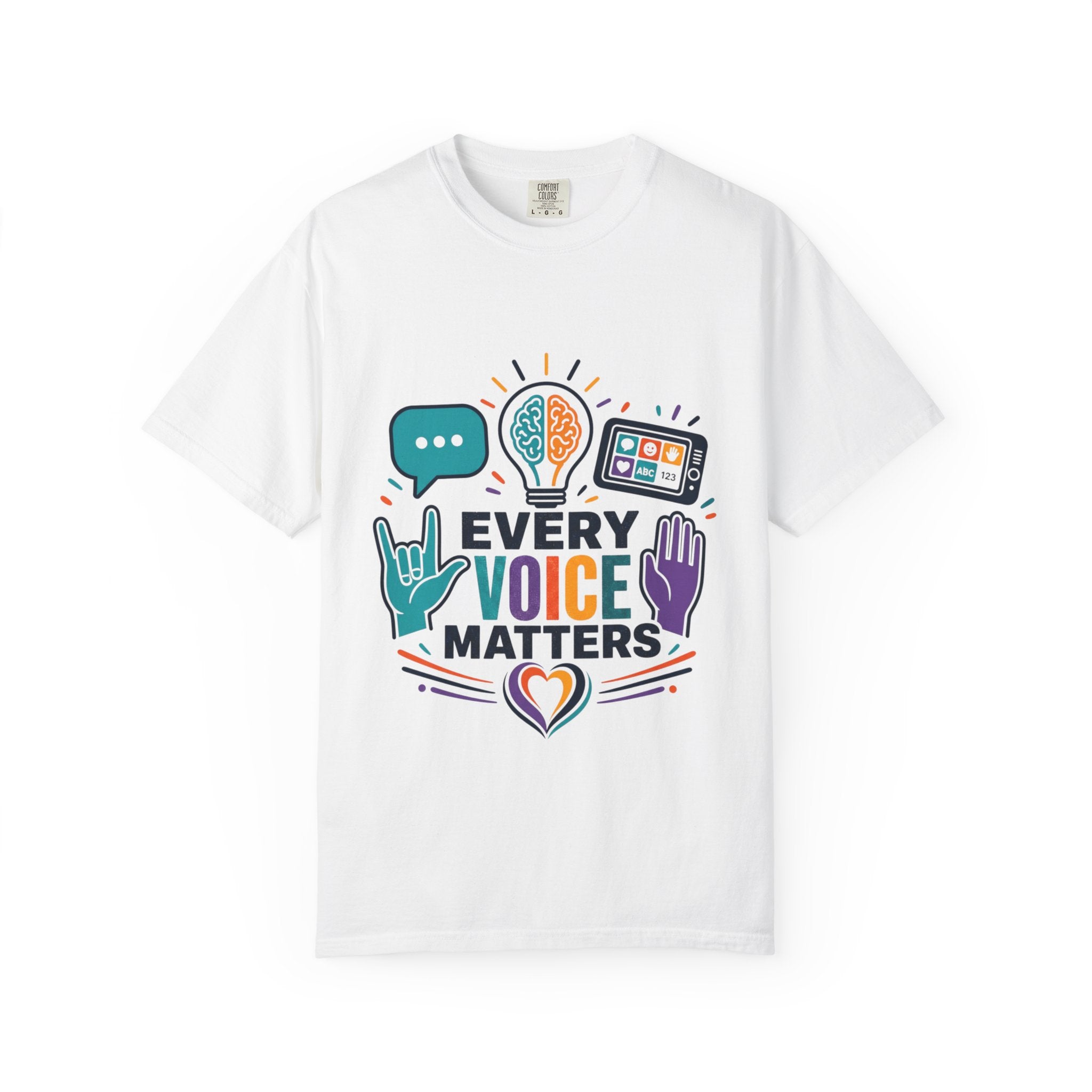 Every Voice Matters T-Shirt — Inclusive Speech & Accessibility Awareness Tee