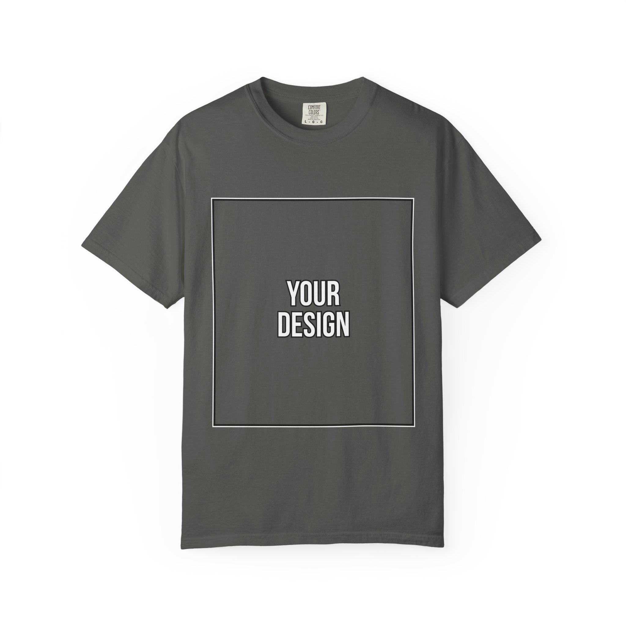 Classic Crewneck T‑Shirt — Custom Front Print Template