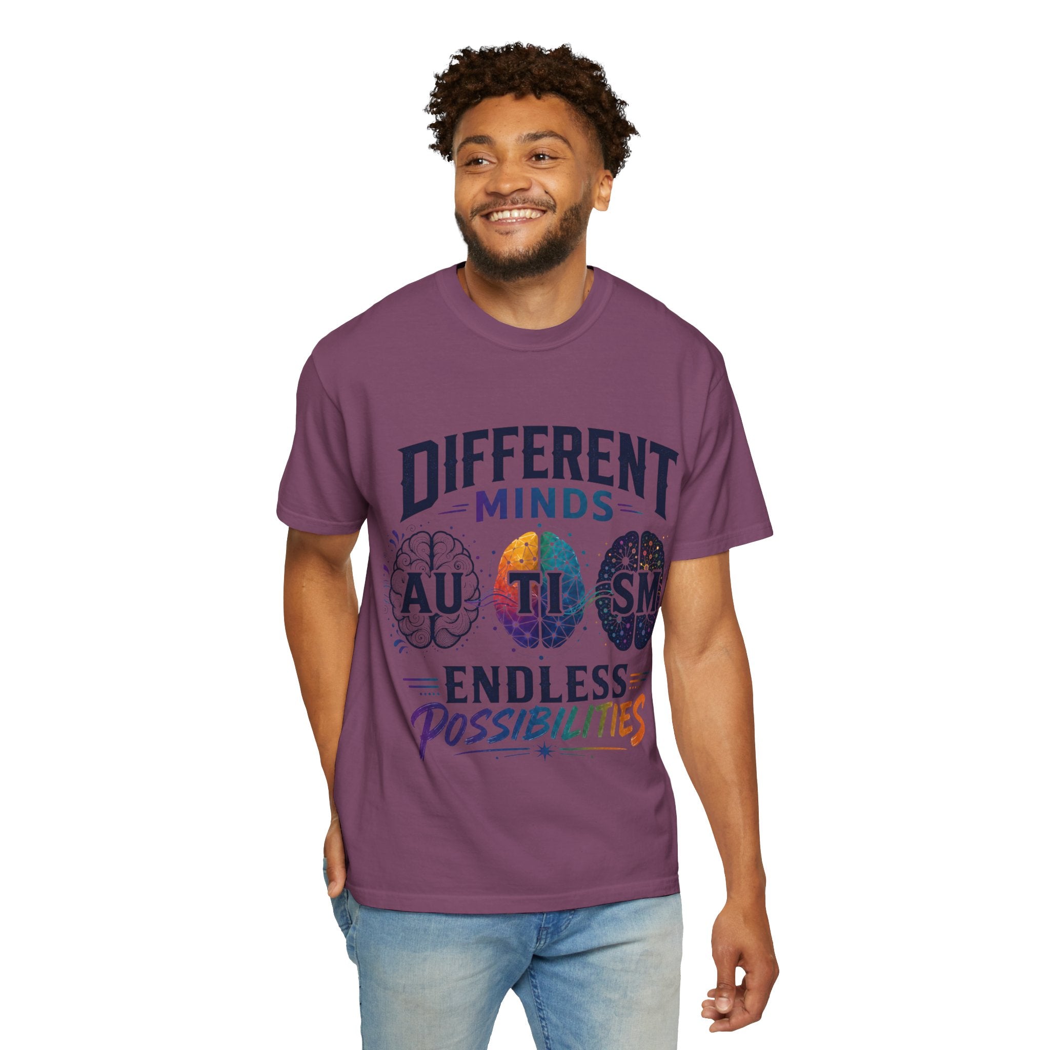 Autism Awareness T-Shirt — "Different Minds, Endless Possibilities"