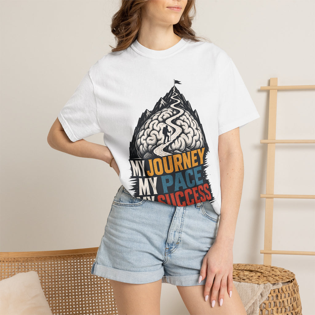 My Journey My Pace My Success T-Shirt — Motivational Mountain Graphic Tee