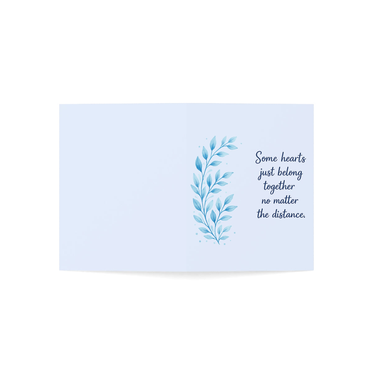Miss You Greeting Card — "Some hearts just belong together" (Set of 1, 10, 30, 50)