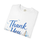 Thank You Sailboat T-Shirt — Nautical Appreciation Tee