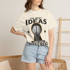 T-Shirt — "The Best Ideas Come From Different Minds" Graphic Tee