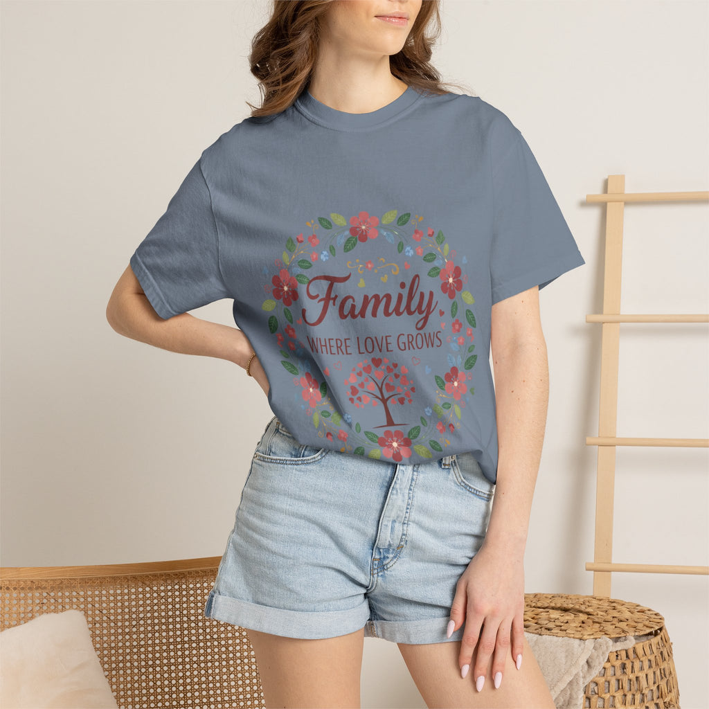Family Where Love Grows T-Shirt
