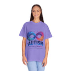 Autism Acceptance T-Shirt — Infinity Puzzle Rainbow Design