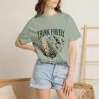 Think Freely T-Shirt — 'The World Keeps Different Perspectives' Graphic Tee