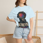 Authentic Is Beautiful Graphic T-Shirt — Pride Rainbow Mind Empowerment Tee