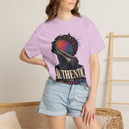Authentic Is Beautiful Graphic T-Shirt — Pride Rainbow Mind Empowerment Tee