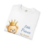 Little Prince Teddy T-Shirt — Baby Boy Shower, Newborn Keepsake