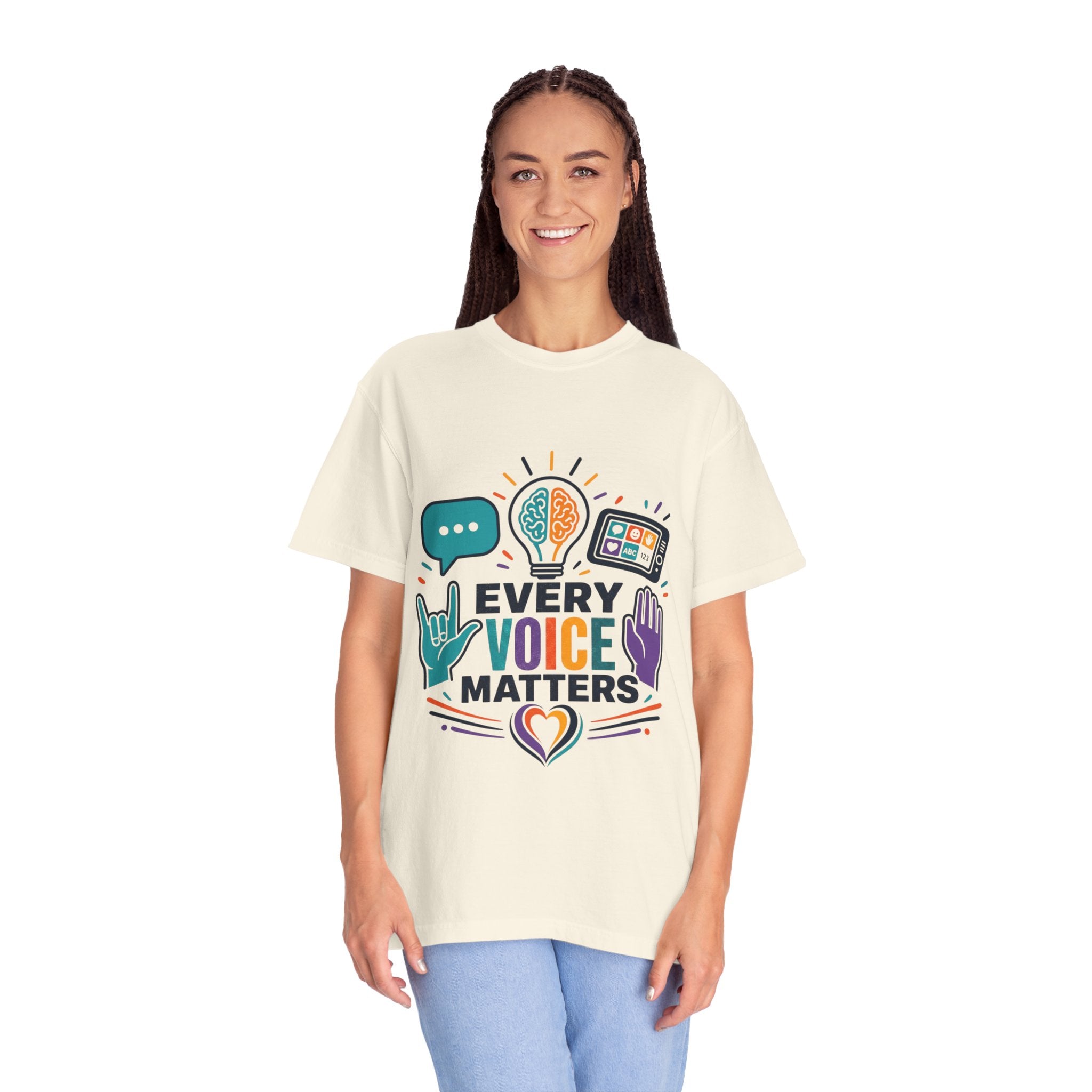 Every Voice Matters T-Shirt — Inclusive Speech & Accessibility Awareness Tee