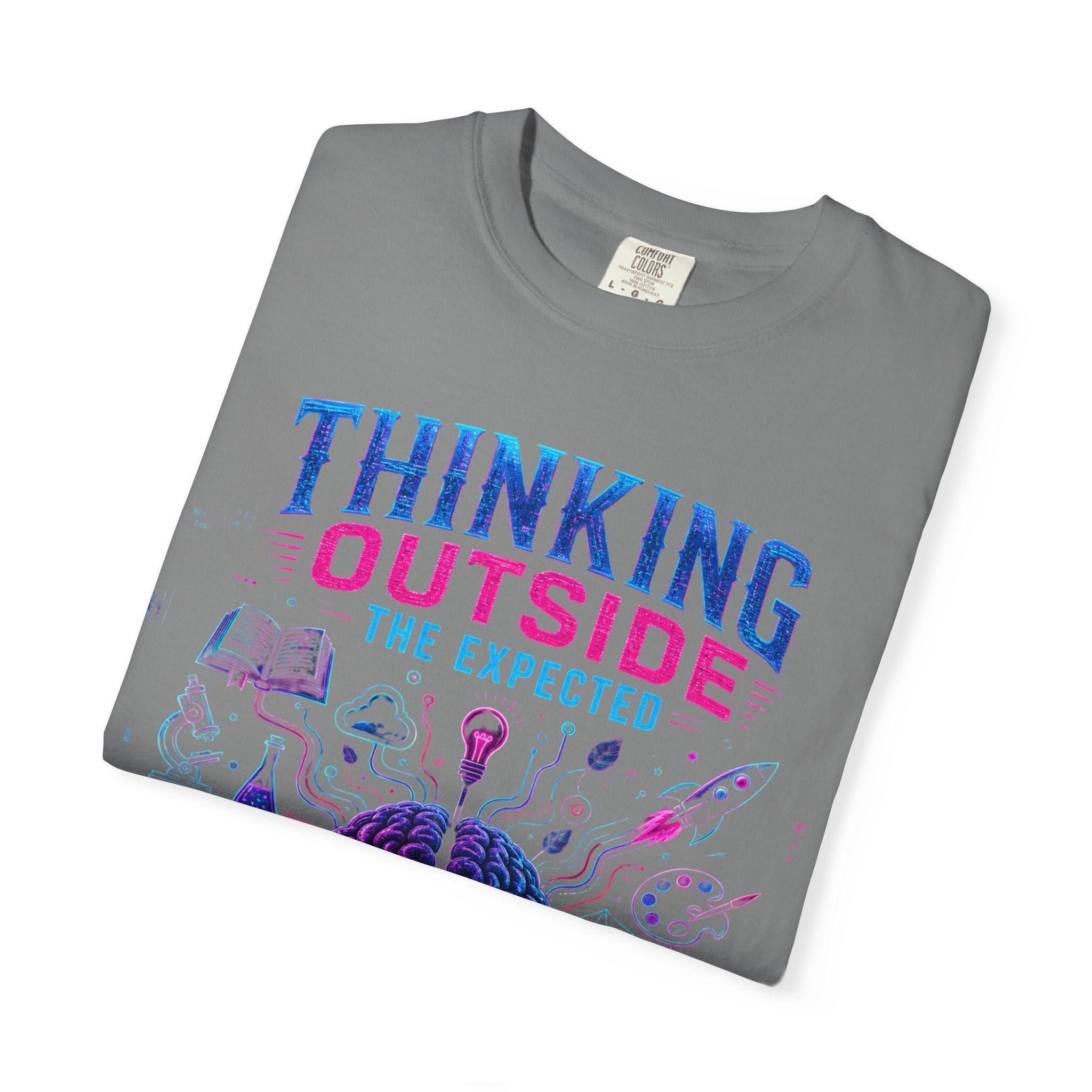 Thinking Outside the Expected T-Shirt — Creative Brain Graphic Tee