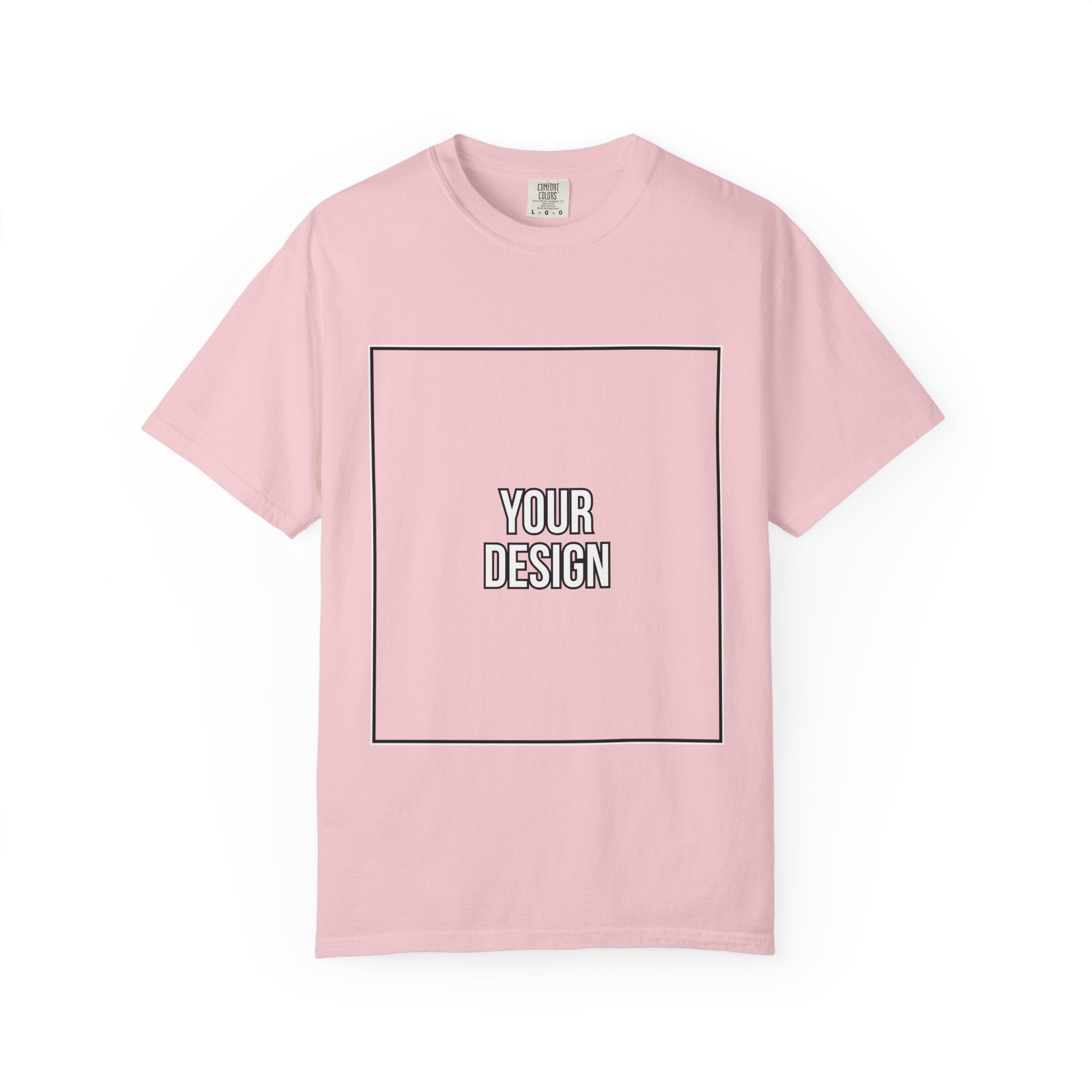 Classic Crewneck T‑Shirt — Custom Front Print Template